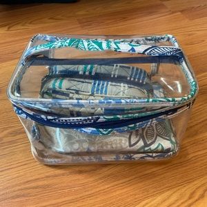 Vera Bradley travel/makeup set